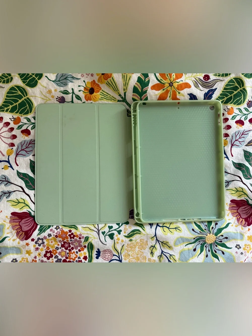 Apple iPad + Green Case